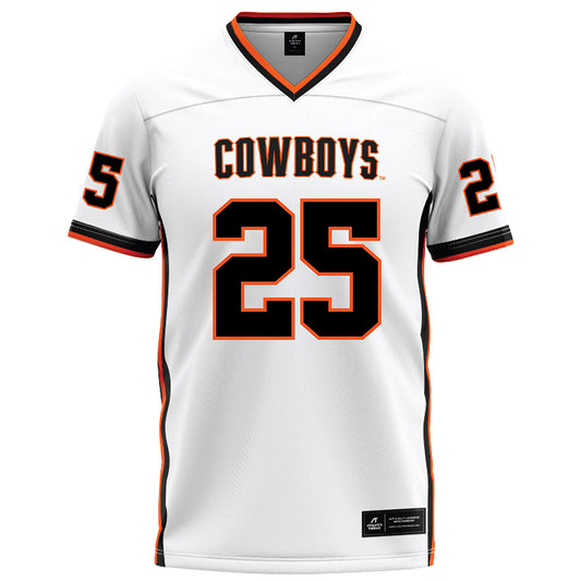 Oklahoma State - NCAA Football : Markeith Williams - White Football Jersey-0