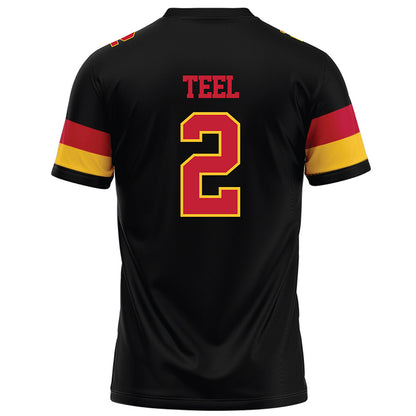 Ferris State - NCAA Football : Odell Teel - Black Football Jersey-1