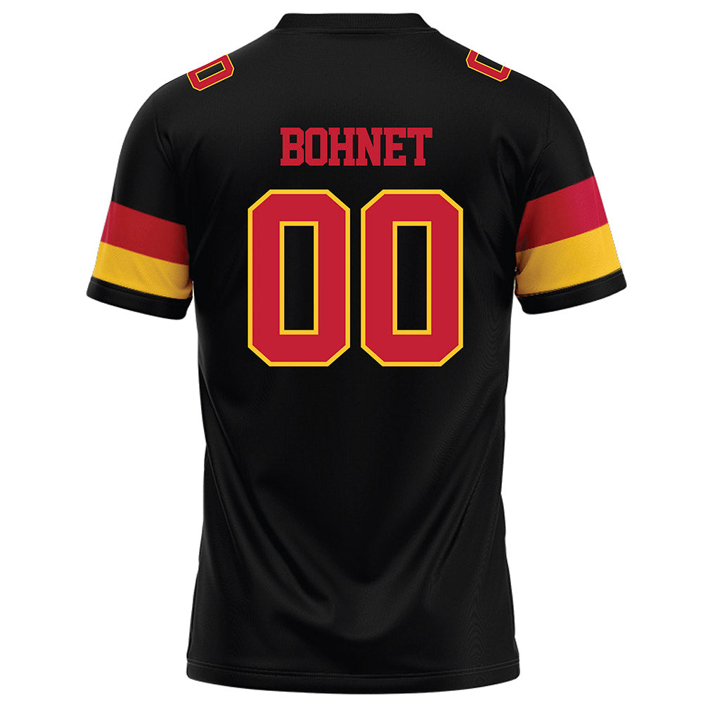 Ferris State - NCAA Football : Preston Bohnet - Black Football Jersey-1