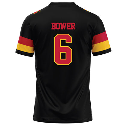 Ferris State - NCAA Football : Tarick Bower - Black Football Jersey-1