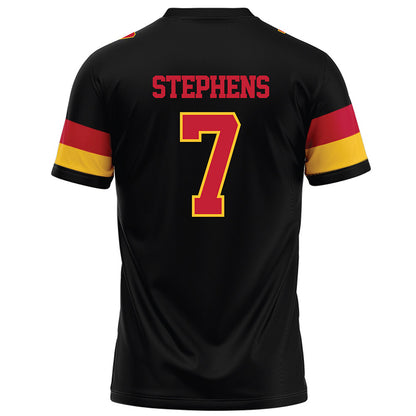 Ferris State - NCAA Football : Shon Stephens - Black Football Jersey-1