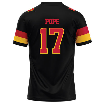 Ferris State - NCAA Football : Quentin Pope - Black Football Jersey-1