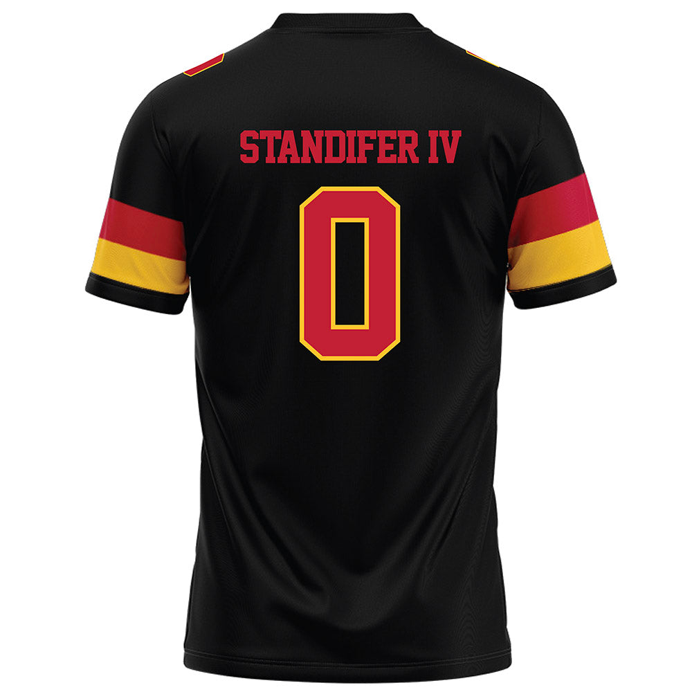 Ferris State - NCAA Football : Milton Standifer IV - Black Football Jersey-1
