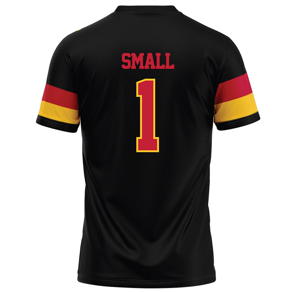 Ferris State - NCAA Football : Deion Small - Black Football Jersey-1