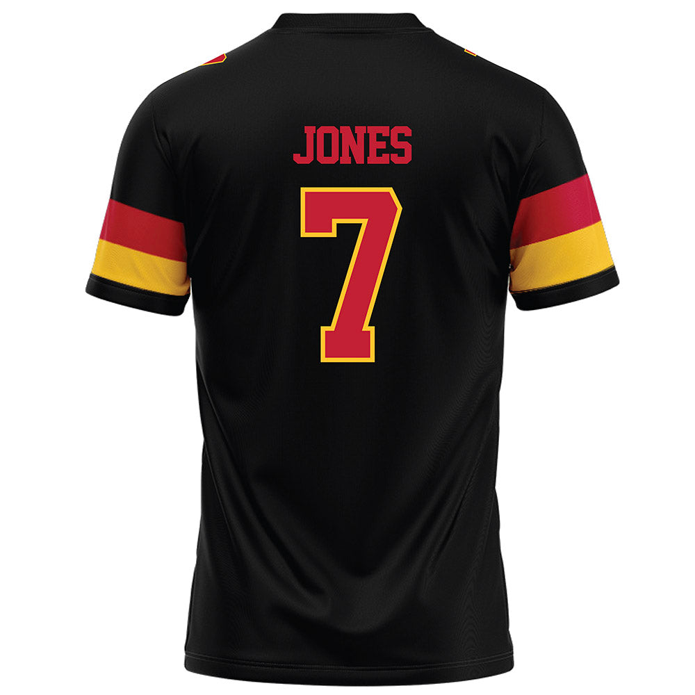 Ferris State - NCAA Football : Marcel Jones - Black Football Jersey-1