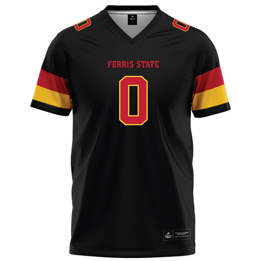 Ferris State - NCAA Football : Milton Standifer IV - Black Football Jersey-0