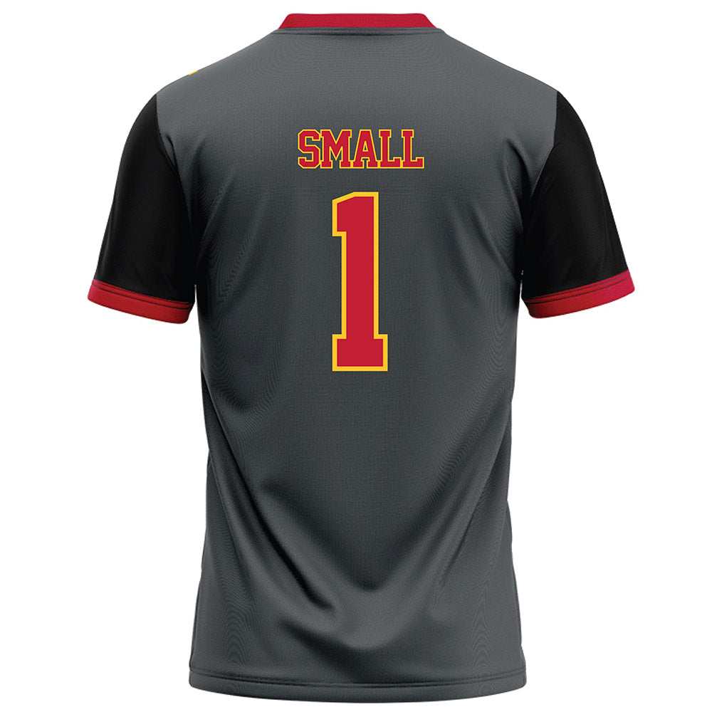 Ferris State - NCAA Football : Deion Small - Graphite Football Jersey-1