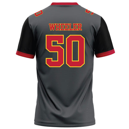 Ferris State - NCAA Football : Deshaun Wheeler - Graphite Football Jersey-1