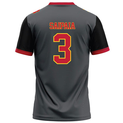 Ferris State - NCAA Football : Blaine Saipaia - Graphite Football Jersey-1
