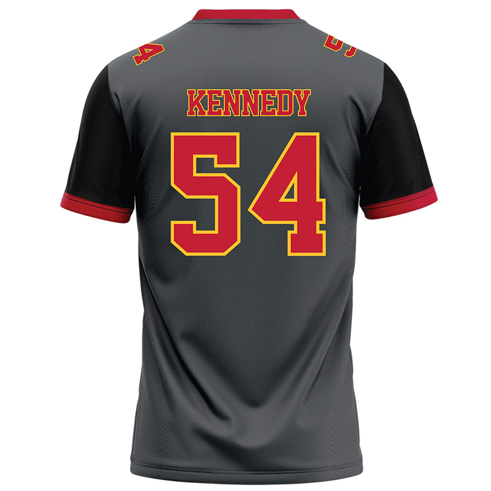 Ferris State - NCAA Football : Jshawn Kennedy - Graphite Football Jersey-1