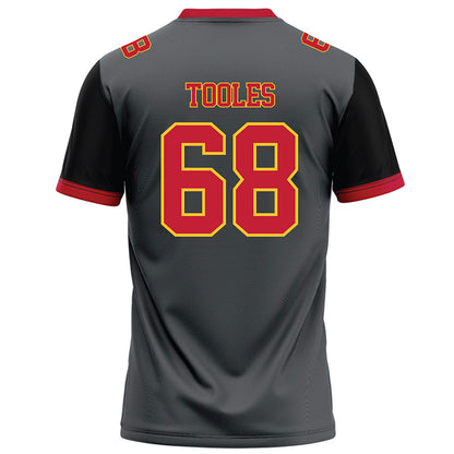 Ferris State - NCAA Football : Jordan Tooles - Graphite Football Jersey-1