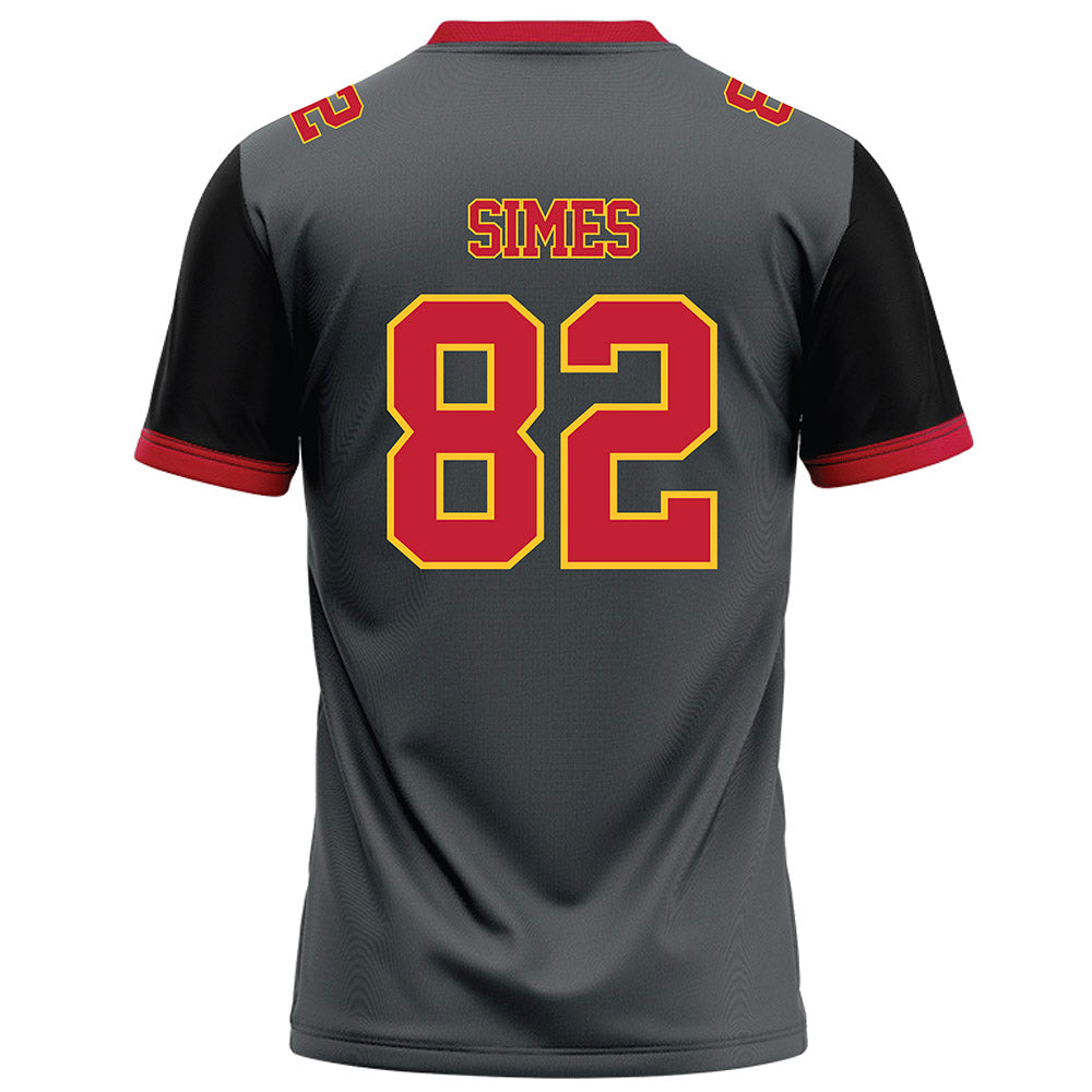 Ferris State - NCAA Football : Kevin Simes - Graphite Football Jersey-1