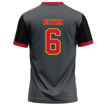 Ferris State - NCAA Football : Tarick Bower - Graphite Football Jersey-1