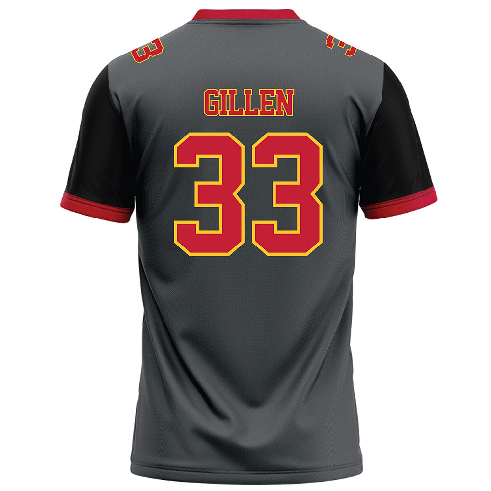 Ferris State - NCAA Football : Coties Gillen - Graphite Football Jersey-1