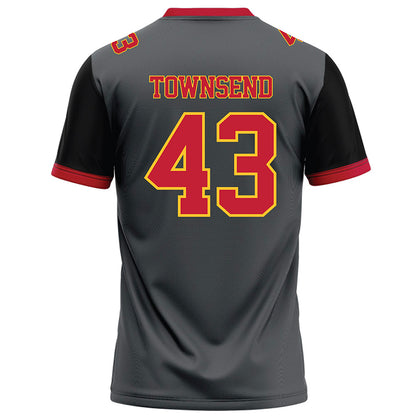 Ferris State - NCAA Football : Razah Townsend - Graphite Football Jersey-1