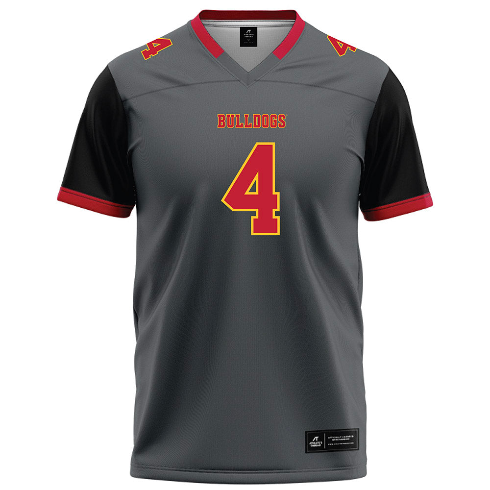 Ferris State - NCAA Football : Tae Boyd - Graphite Football Jersey-0