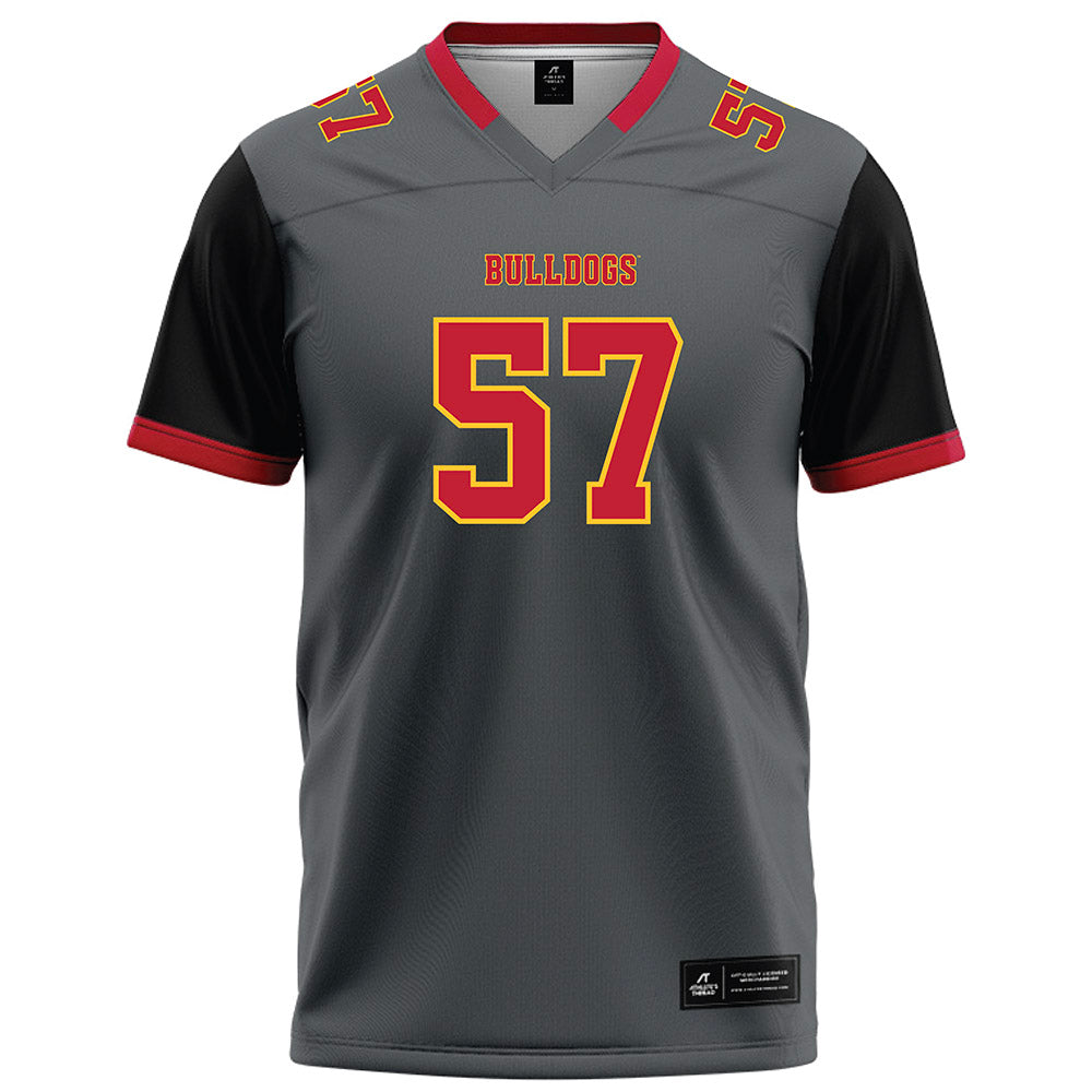 Ferris State - NCAA Football : Jaylen Washington - Graphite Football Jersey-0
