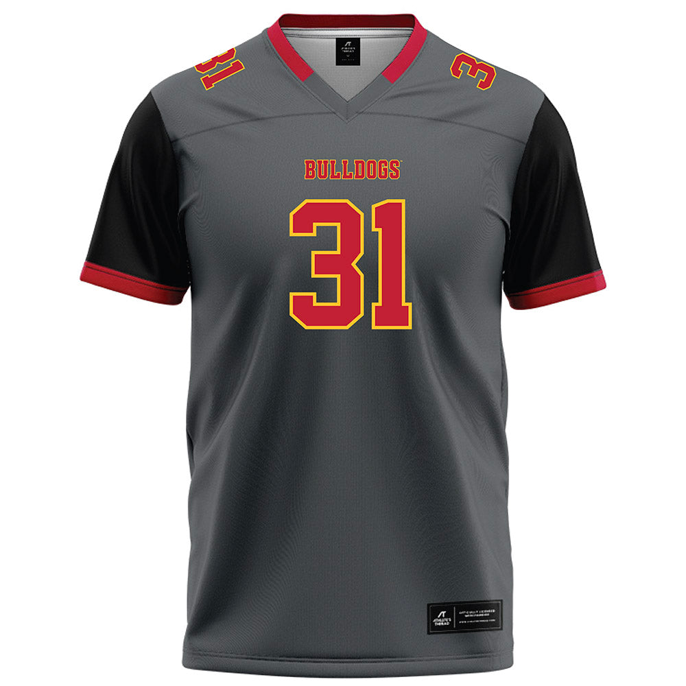 Ferris State - NCAA Football : Jack Lamancusa - Graphite Football Jersey-0