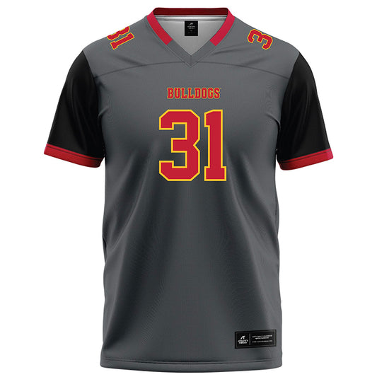Ferris State - NCAA Football : Jack Lamancusa - Graphite Football Jersey-0