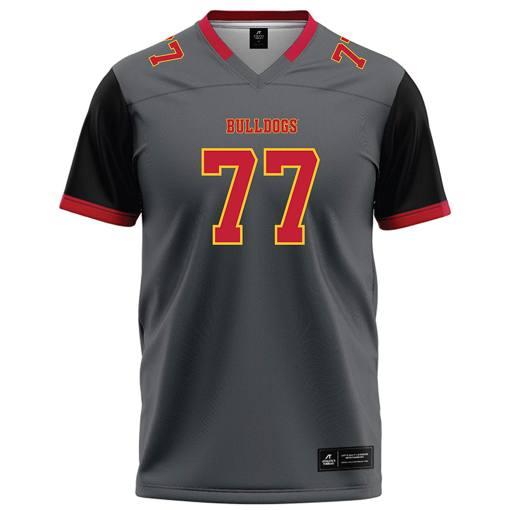 Ferris State - NCAA Football : Tyrone Webber - Graphite Football Jersey-0