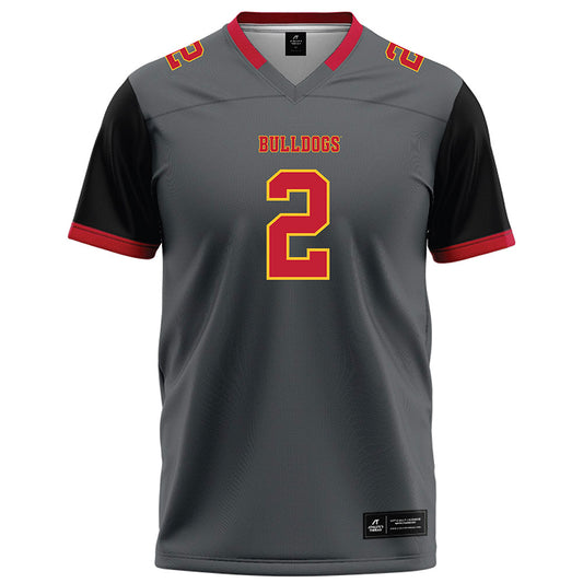 Ferris State - NCAA Football : Daviere Jones - Graphite Football Jersey-0