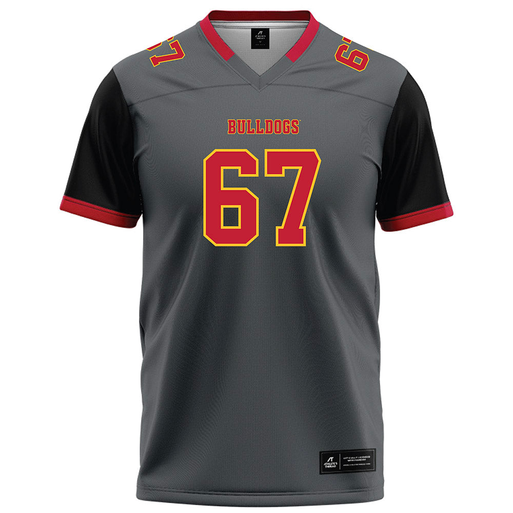 Ferris State - NCAA Football : Avery Pavlak - Graphite Football Jersey-0