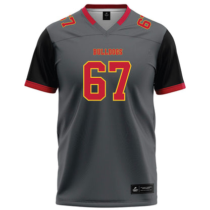 Ferris State - NCAA Football : Avery Pavlak - Graphite Football Jersey-0