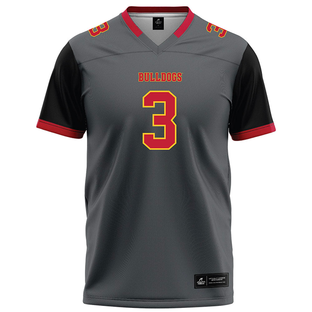 Ferris State - NCAA Football : Chase Carter - Graphite Football Jersey-0