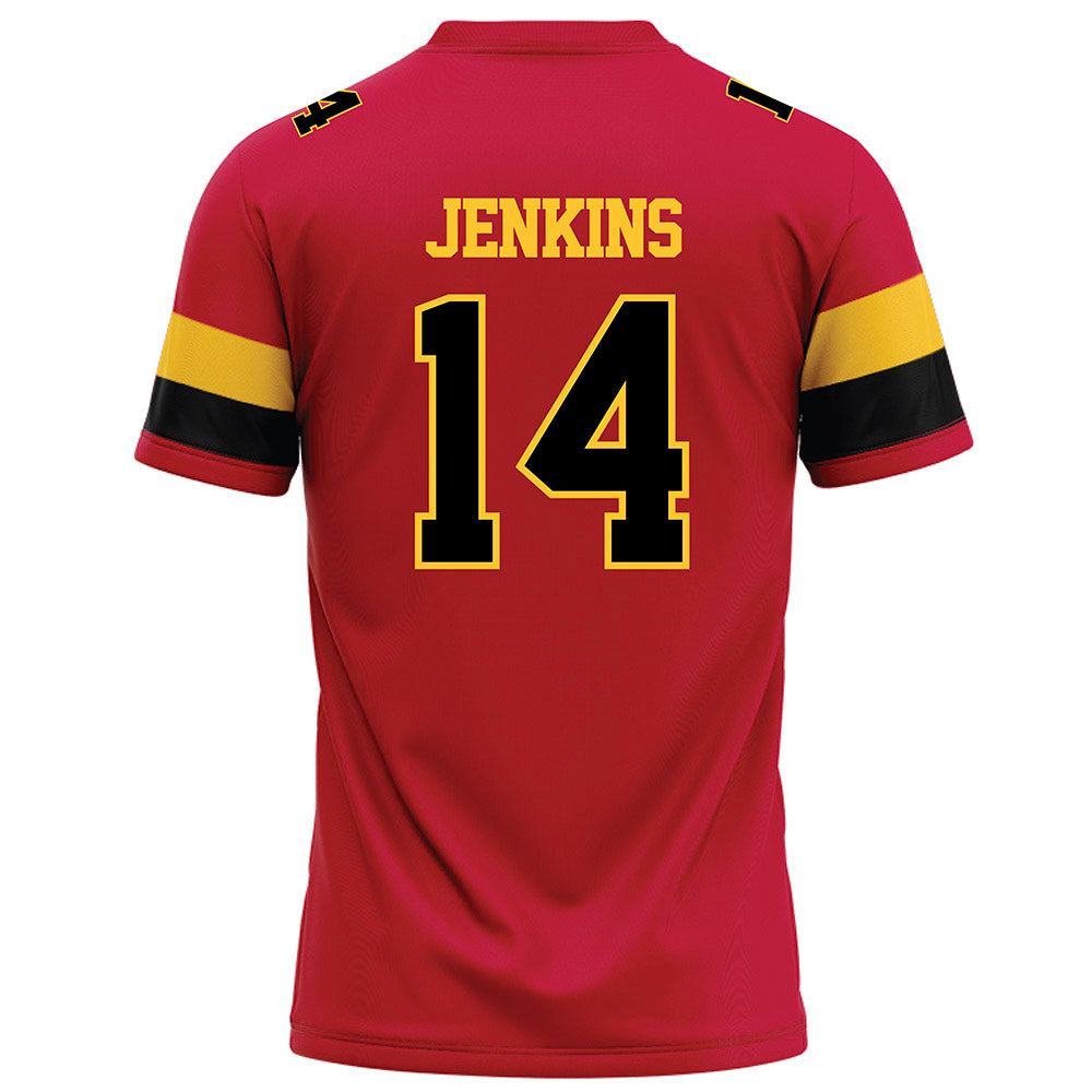 Ferris State - NCAA Football : Dmari Jenkins - Red Football Jersey-1
