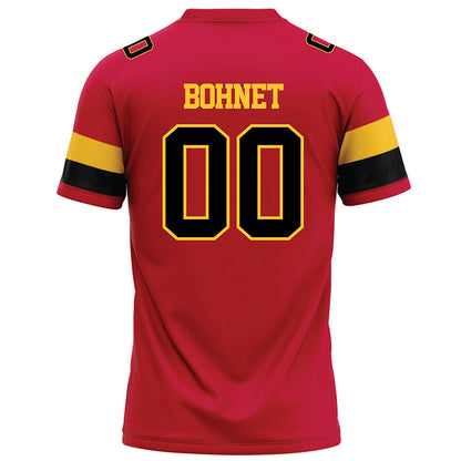 Ferris State - NCAA Football : Preston Bohnet - Red Football Jersey-1