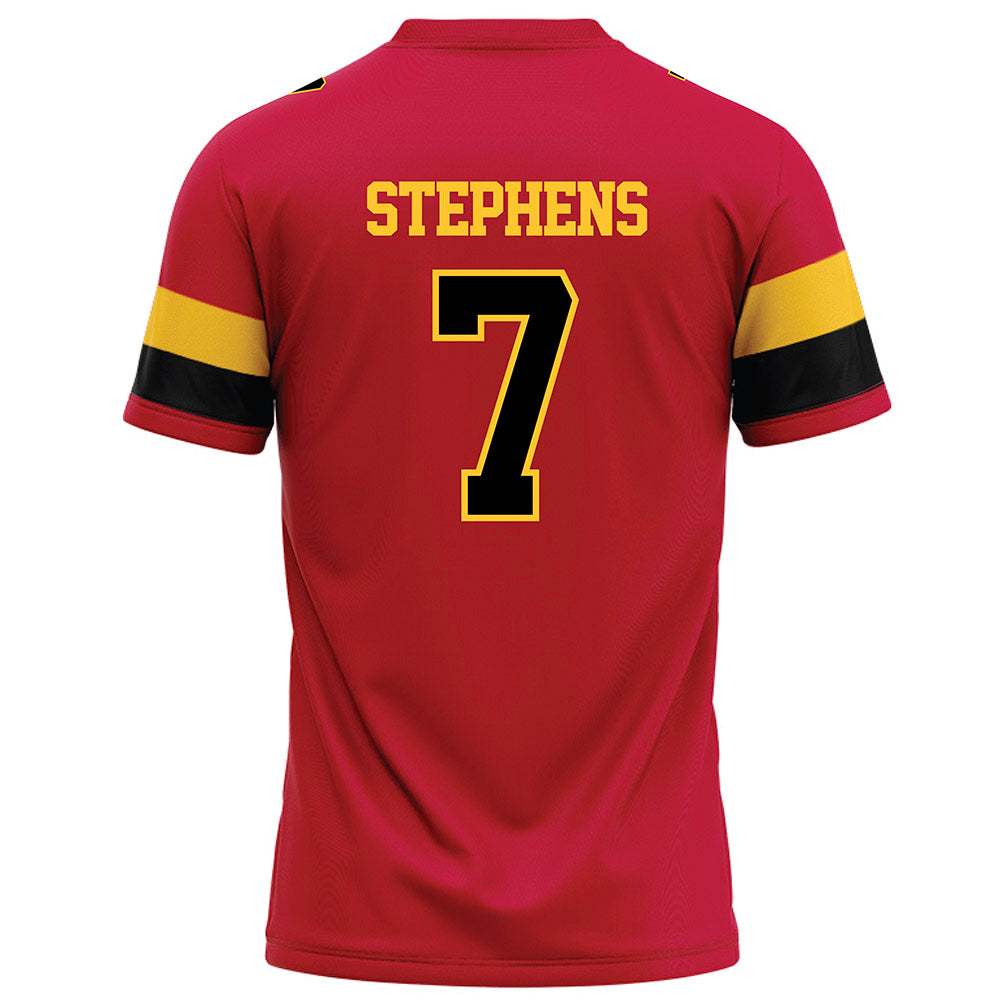 Ferris State - NCAA Football : Shon Stephens - Red Football Jersey-1