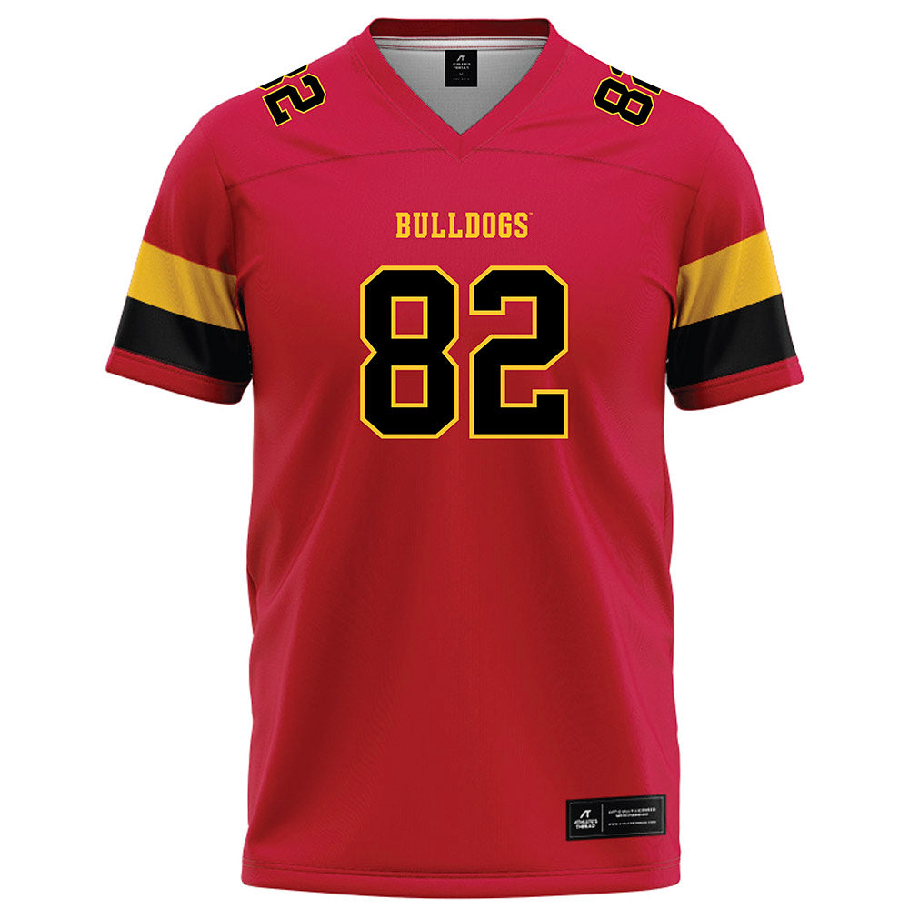 Ferris State - NCAA Football : Kevin Simes - Red Football Jersey-0