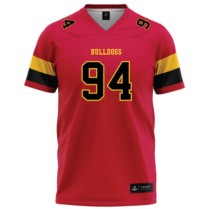 Ferris State - NCAA Football : Sio Saipaia - Red Football Jersey-0