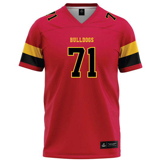 Ferris State - NCAA Football : Matthew Misch - Red Football Jersey-0