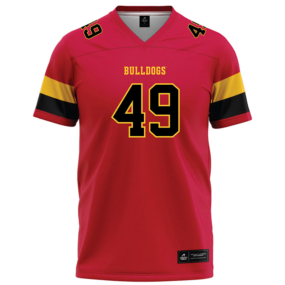 Ferris State - NCAA Football : Maurice Adams Jr - Red Football Jersey-0