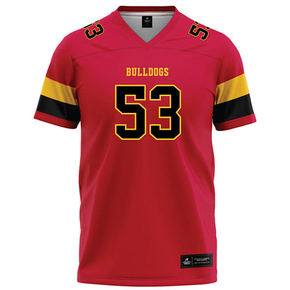 Ferris State - NCAA Football : Ryan Ross - Red Football Jersey-0