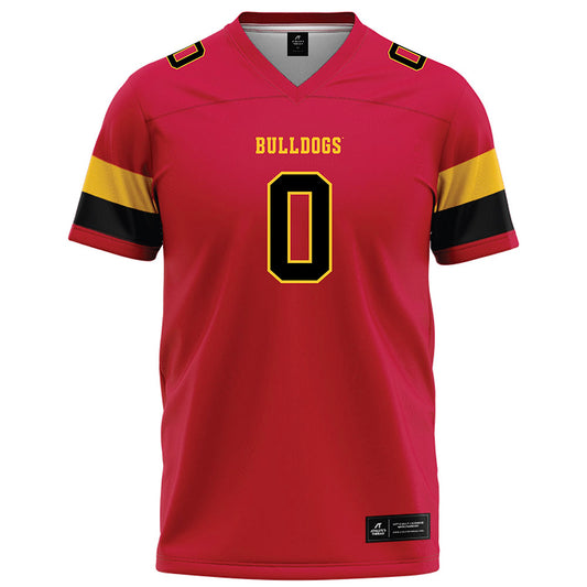 Ferris State - NCAA Football : Kevin Peeples - Red Football Jersey-0