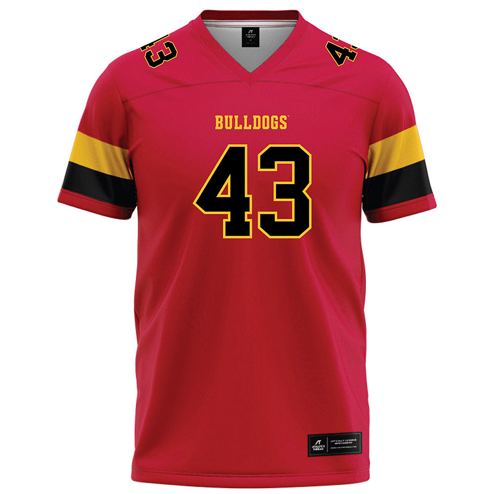 Ferris State - NCAA Football : Razah Townsend - Red Football Jersey-0