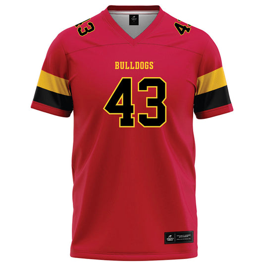 Ferris State - NCAA Football : Razah Townsend - Red Football Jersey-0