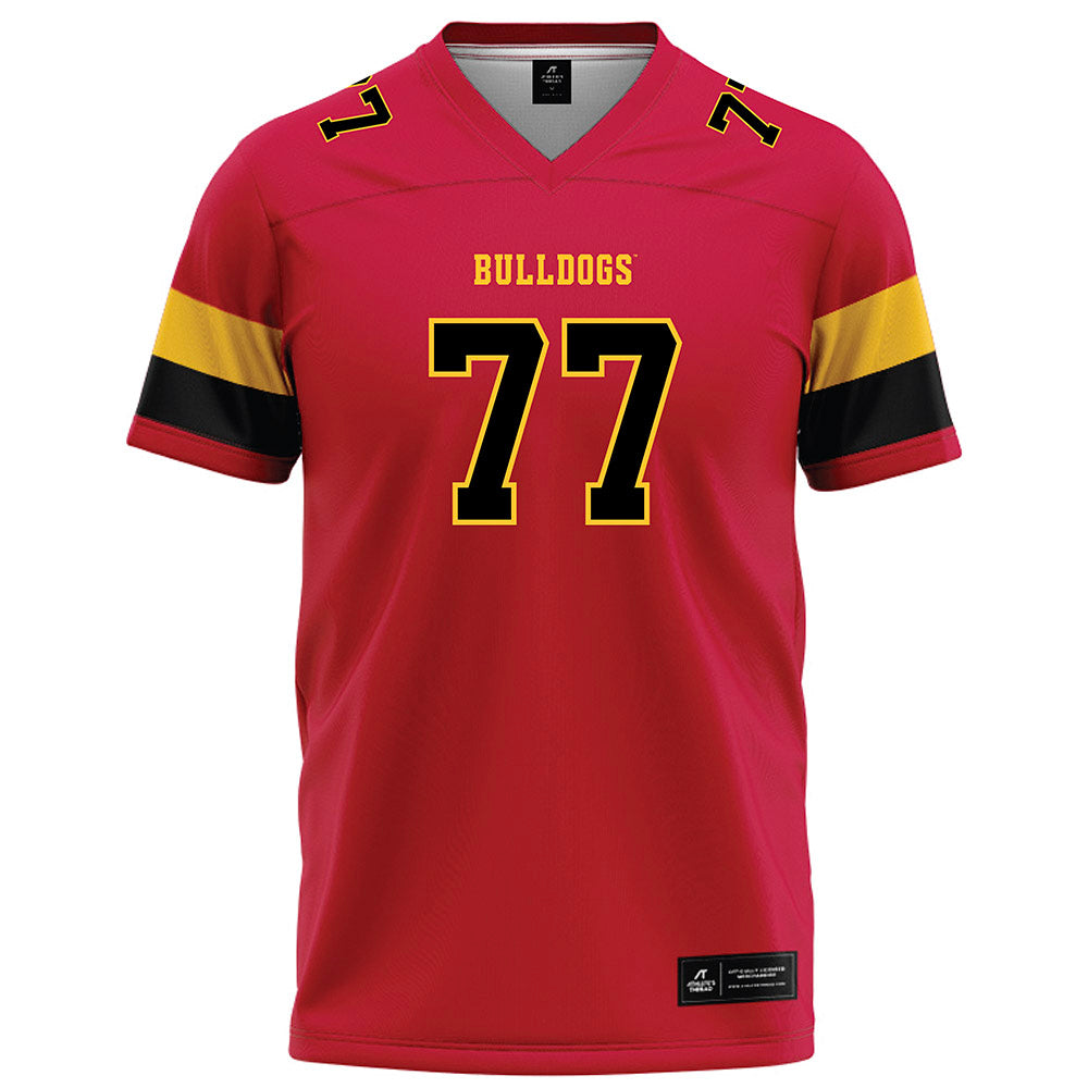 Ferris State - NCAA Football : Tyrone Webber - Red Football Jersey-0