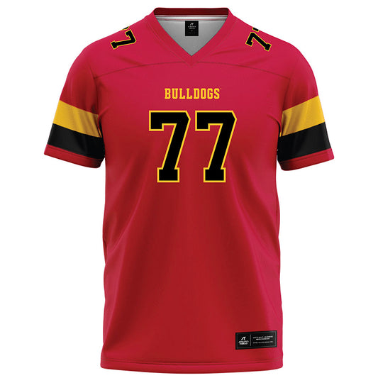 Ferris State - NCAA Football : Tyrone Webber - Red Football Jersey-0