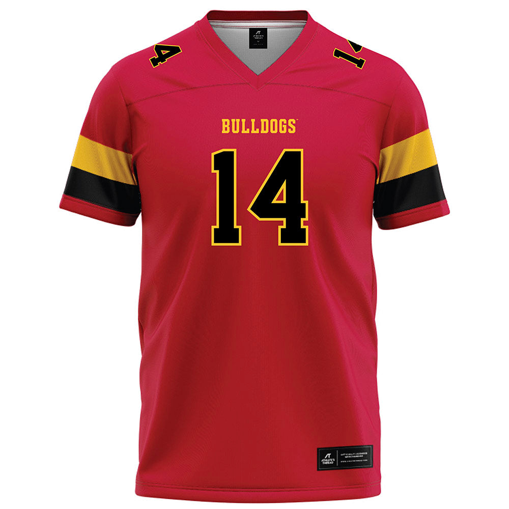 Ferris State - NCAA Football : Sincer Boyd - Red Football Jersey-0