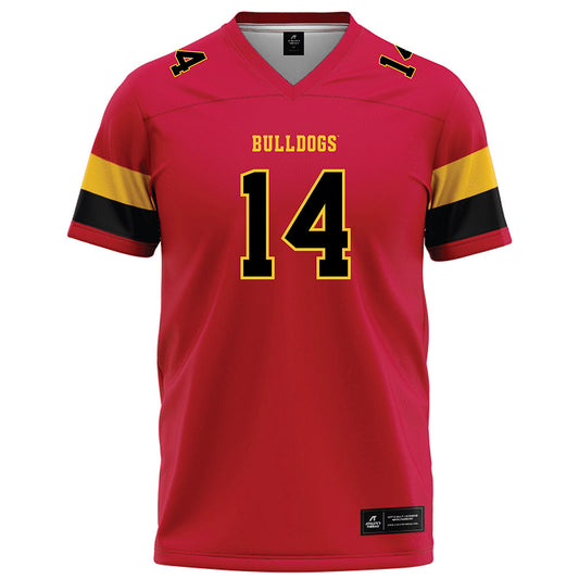 Ferris State - NCAA Football : Sincer Boyd - Red Football Jersey-0