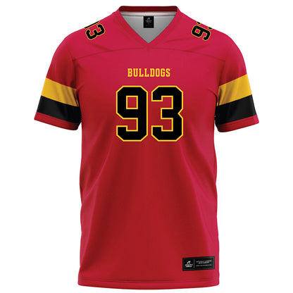 Ferris State - NCAA Football : Erick Seabrook - Red Football Jersey-0