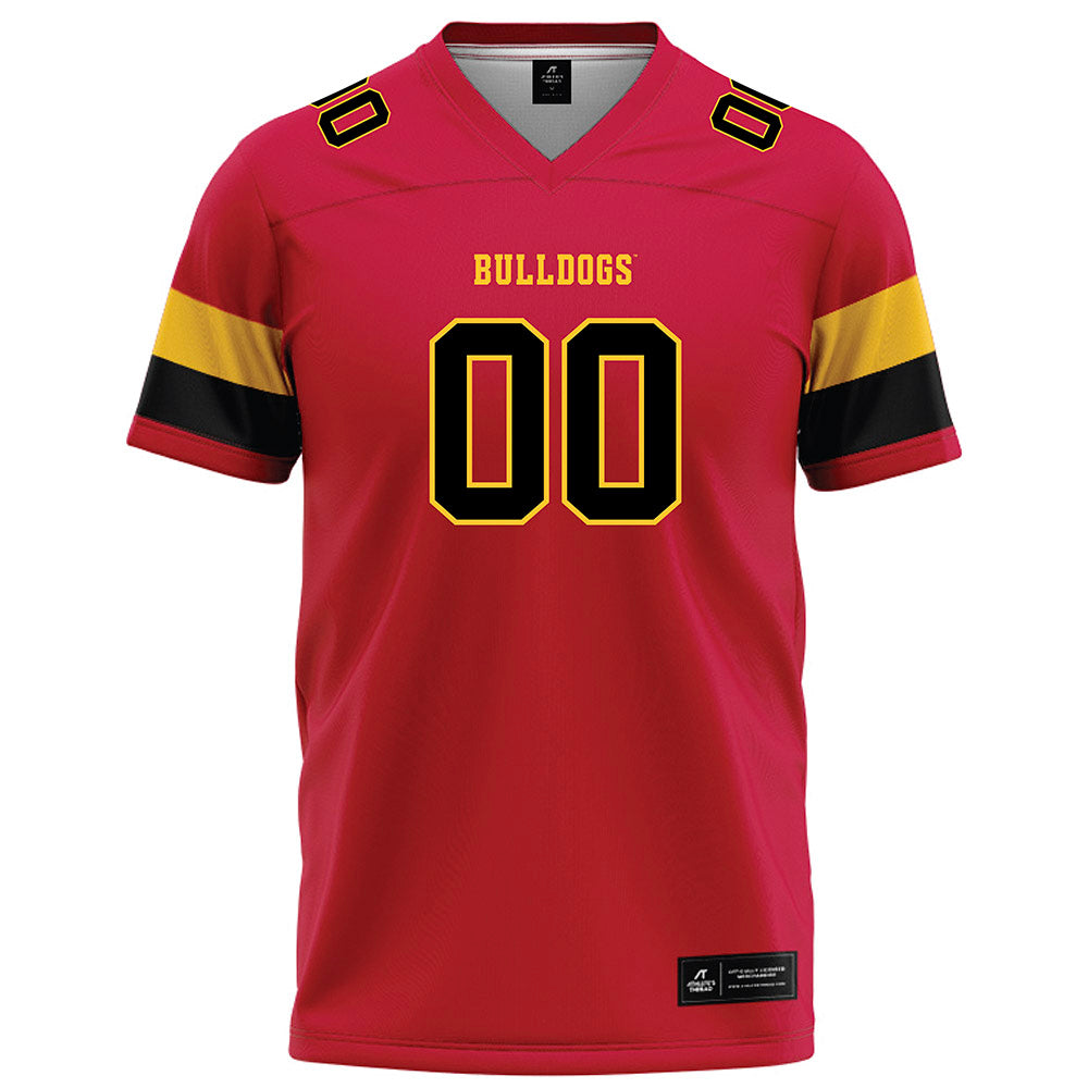 Ferris State - NCAA Football : Dom Thomas - Red Football Jersey-0
