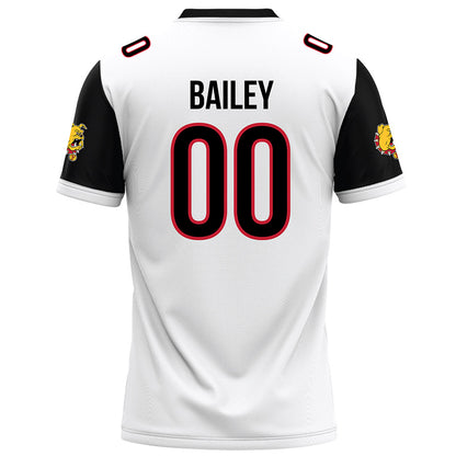Ferris State - NCAA Football : Colby Bailey - White Football Jersey-1
