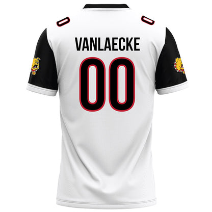 Ferris State - NCAA Football : Brady VanLaecke - White Football Jersey-1