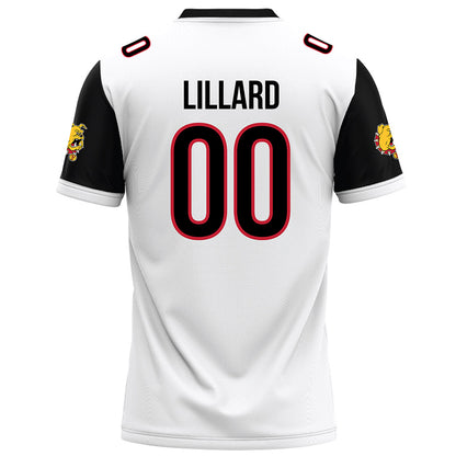 Ferris State - NCAA Football : Devin Lillard - White Football Jersey-1