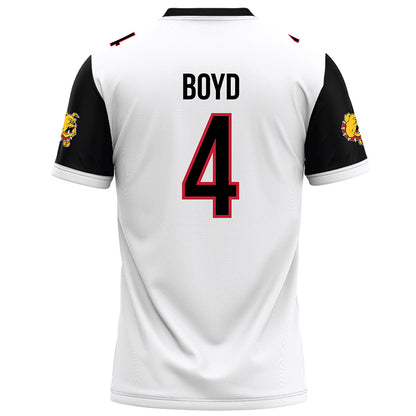 Ferris State - NCAA Football : Tae Boyd - White Football Jersey-1