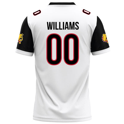 Ferris State - NCAA Football : Jamison Williams - White Football Jersey-1